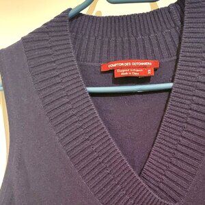 COMPTOIR DES COTONNIERS PARIS Women's Knit Dress / Navy Blue